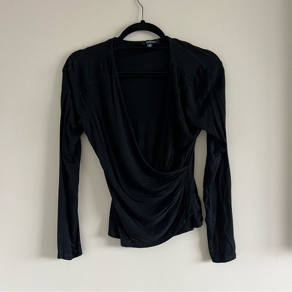 Ambiance | Black Long Sleeve Top - Picture 1 of 4